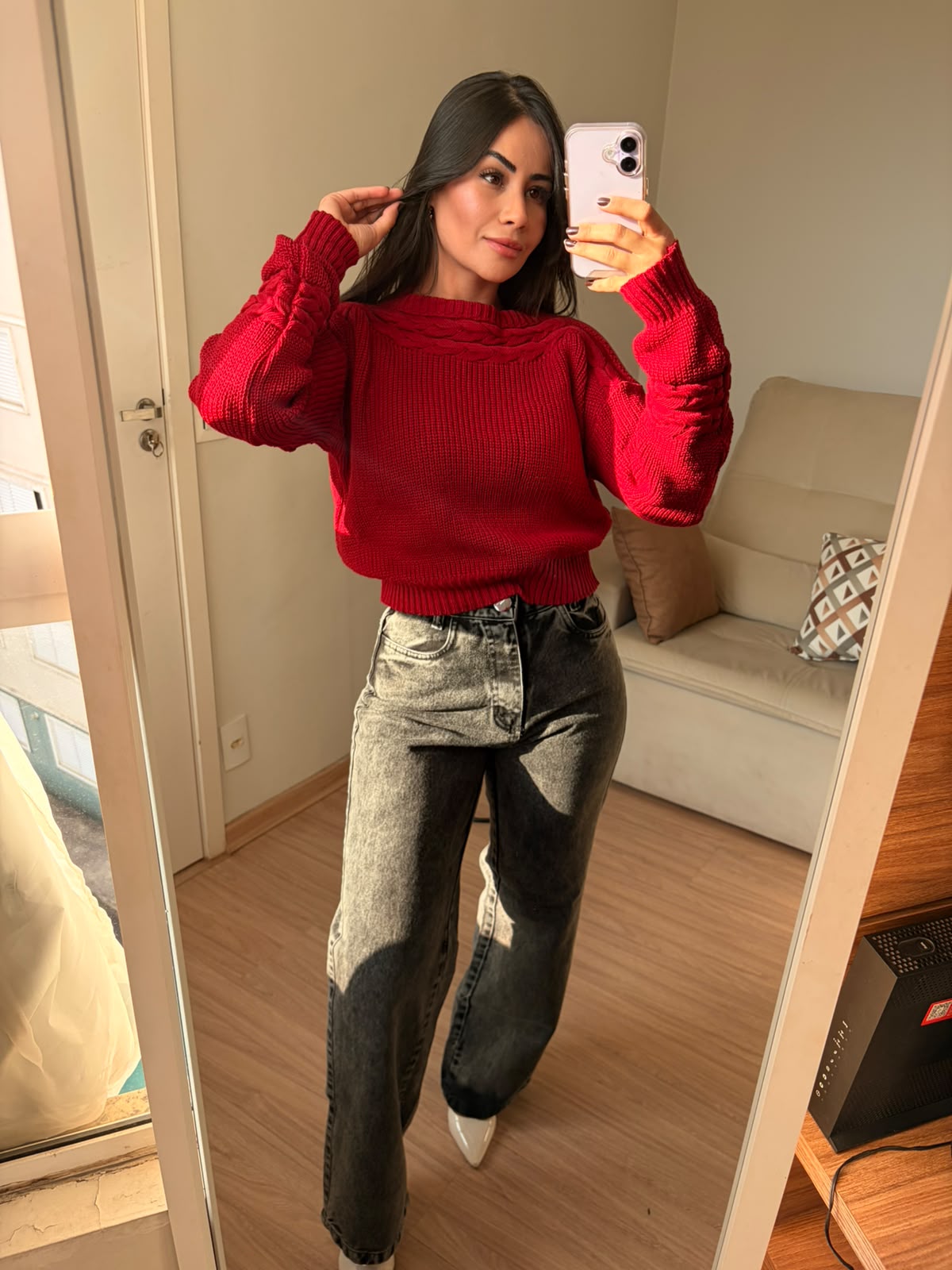 Calça Jeans Preta