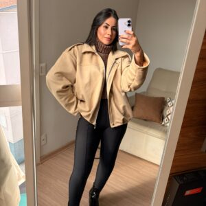 Jaqueta Suede Zara