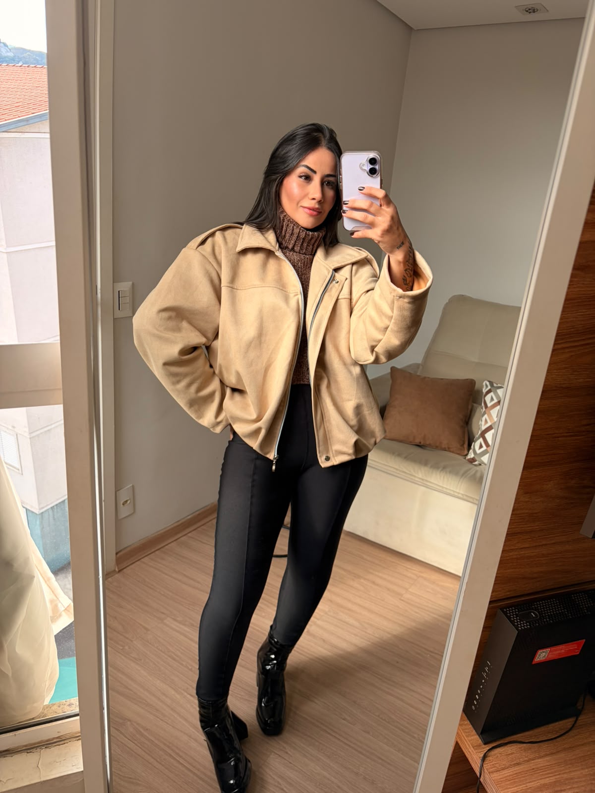 Jaqueta Suede Zara